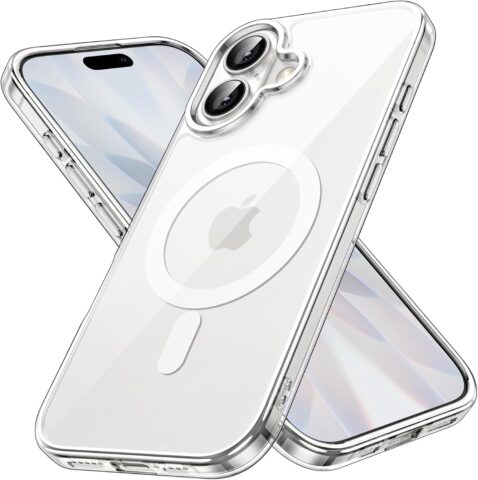 Capa magnética transparente JETech para iPhone 17